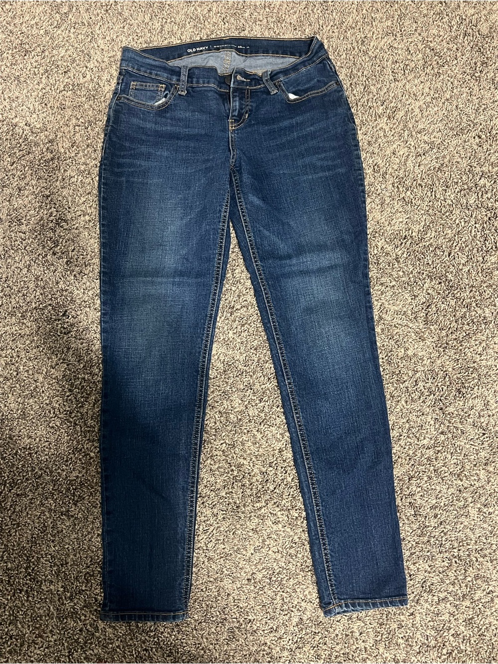 Old Navy Women's Dark Blue Skinny Jeans